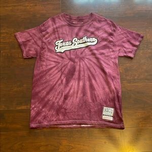 Texas Southern M&N tie dye tee